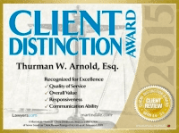 Client Distinction - Thurman Client Distinction - Thurman